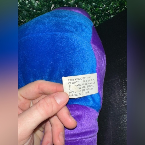 Vintage KOLOBE Stuffed Animal Teddy Bear Rainbow Plush - Picture 7 of 7